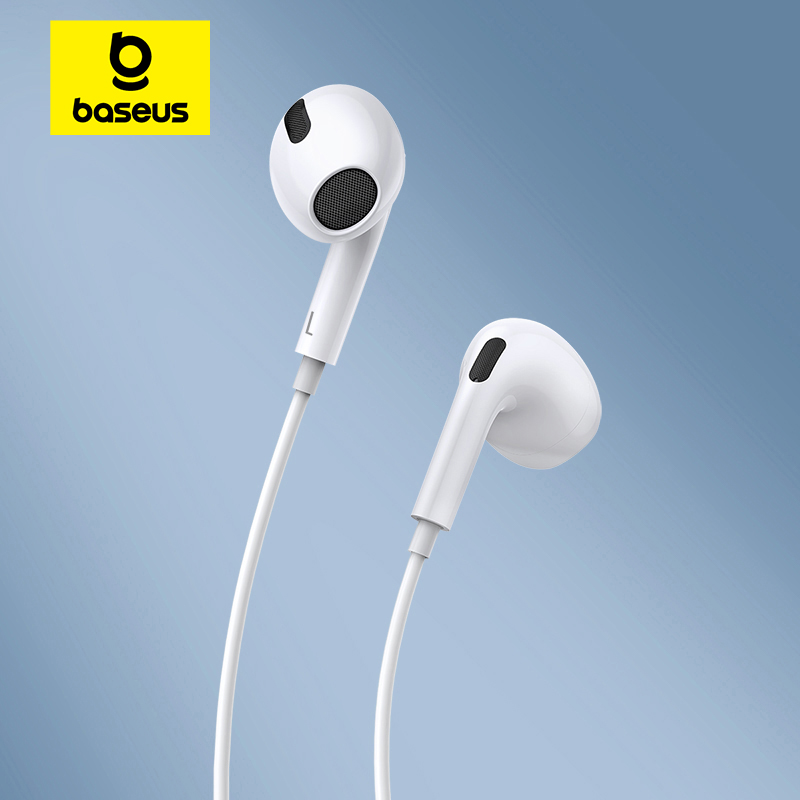 Wired Earphone Lightning - Baseus C17 bedrade oortelefoon Type-C met