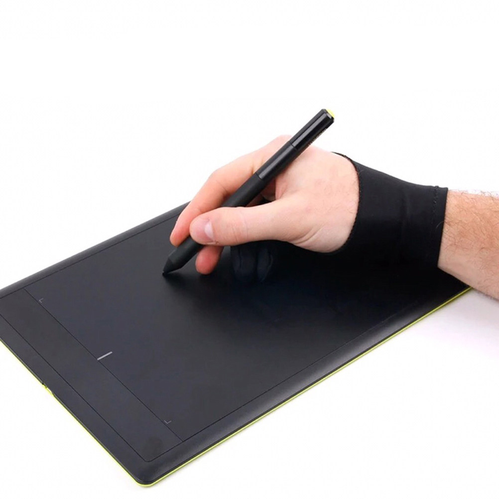 Drawing Glove Artist - 4 stuks kunstenaarshandschoenen met twee vingers,