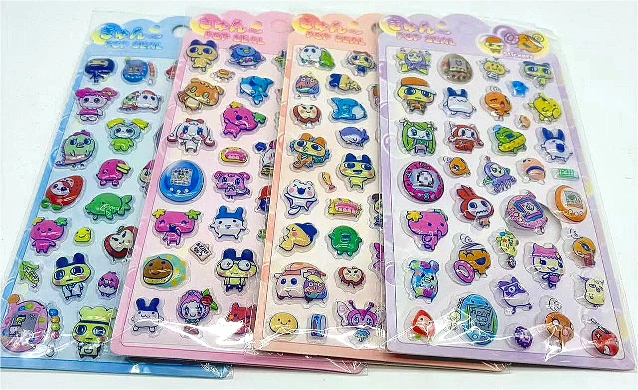 Tablet Cute Accessories - Nieuwe 3D-reliëfstickers met uitgesneden details –