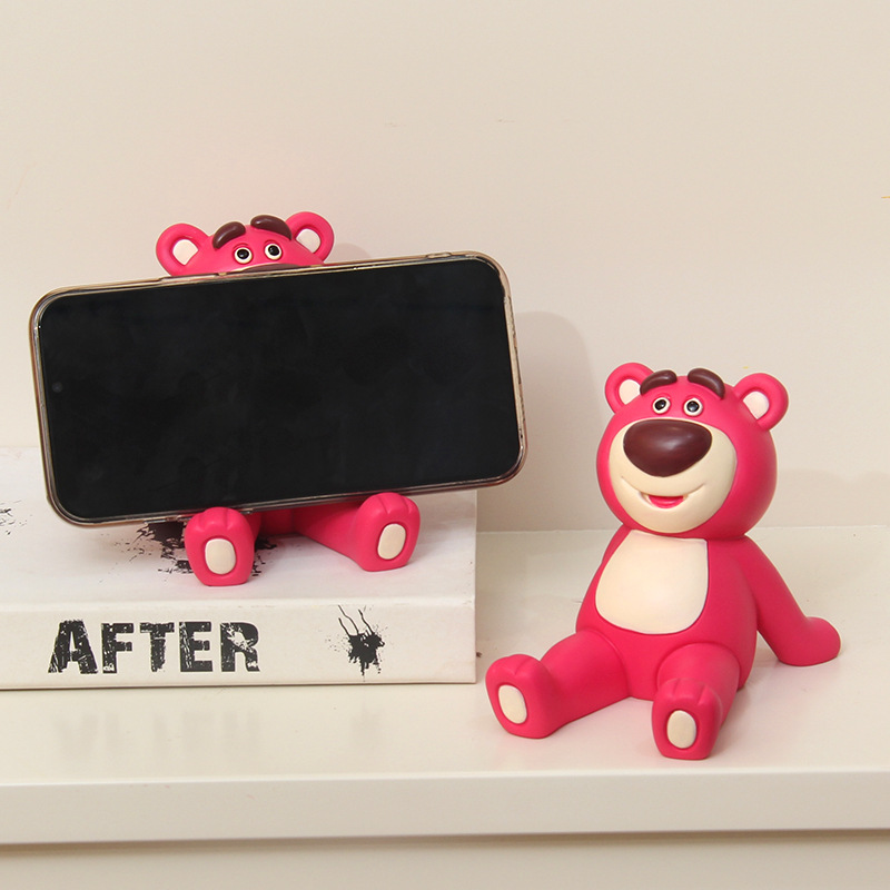 Tablet Cute Accessories - Nieuwe Lotso mobiele telefoonhouder hars schattige