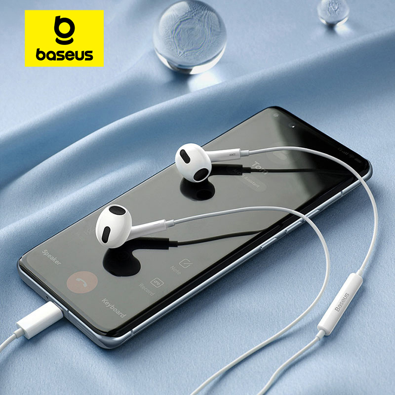 Wired Earphone Lightning - Baseus C17 Type-C Koptelefoon In Ear