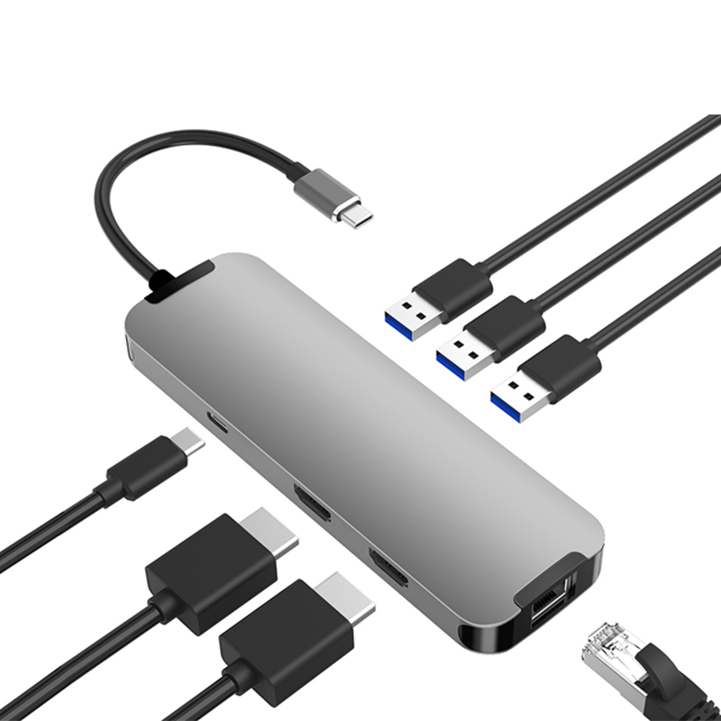 Usb Hub Type C - OEM Multifunctionele Compatibele Hub Adapter USB