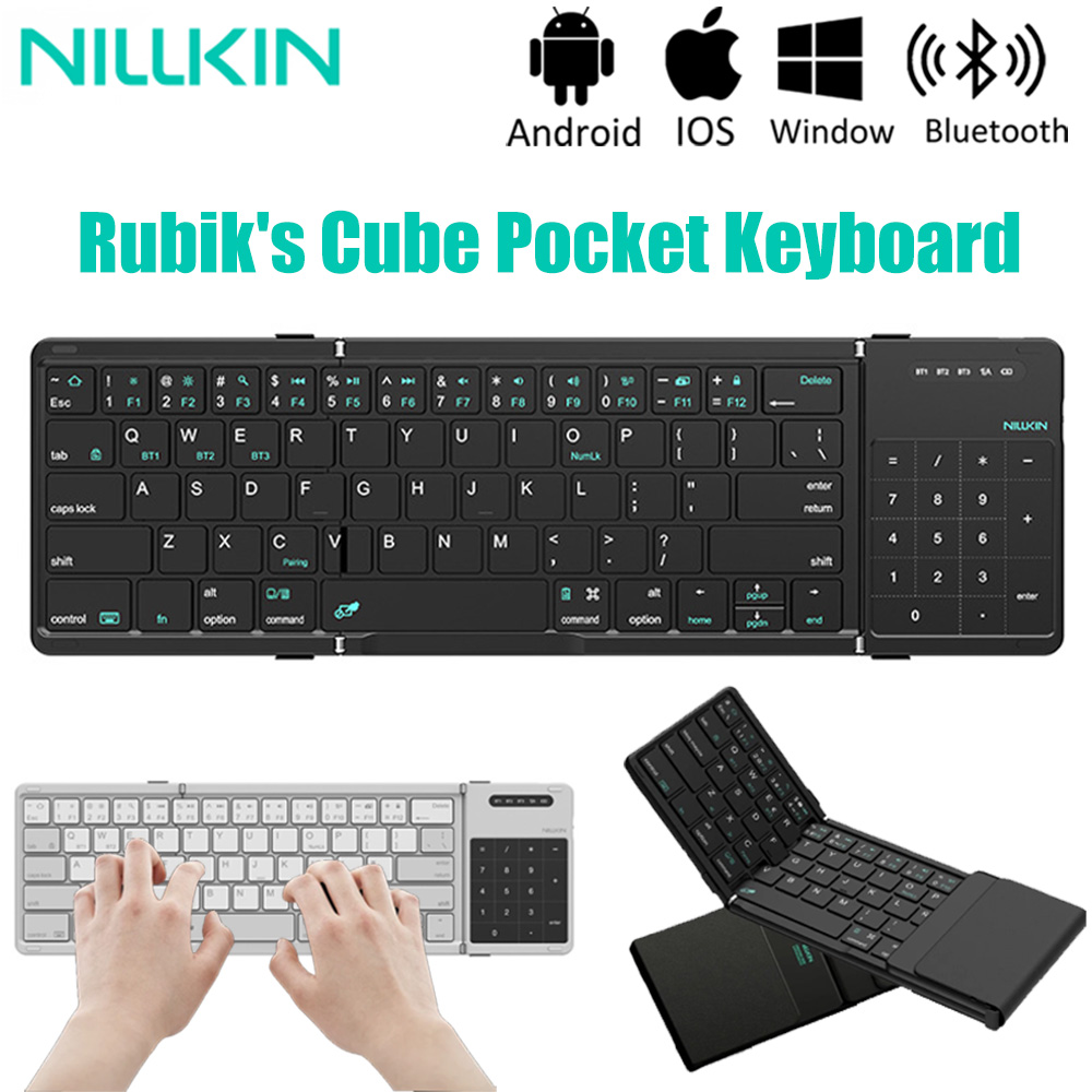 Android Tablet Gaming Accessories - NILLKIN Opvouwbaar Bluetooth draadloos gametoetsenbord met