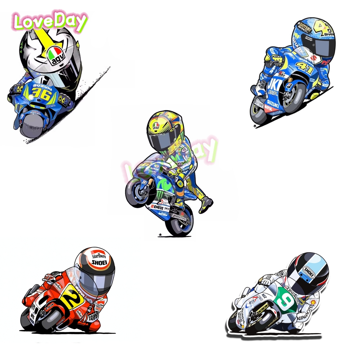Grappige motorracer leuke anim - Tablet Cute Accessories recensie en prijs