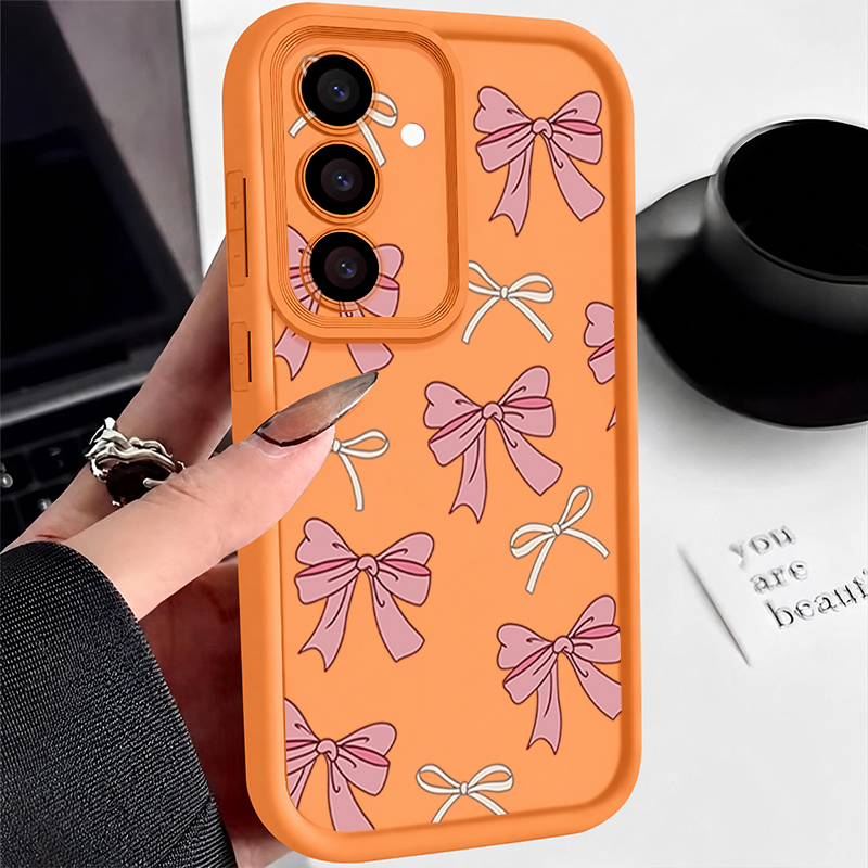 Siliconen hoesje met strik voo - Samsung Galaxy A55 recensie en prijs