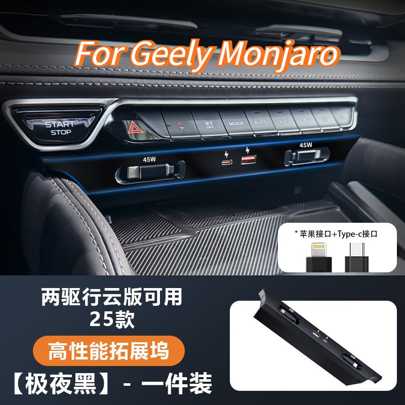 Geely Monjaro 2021-2025: oplaa - Usb Hub Type C recensie en prijs