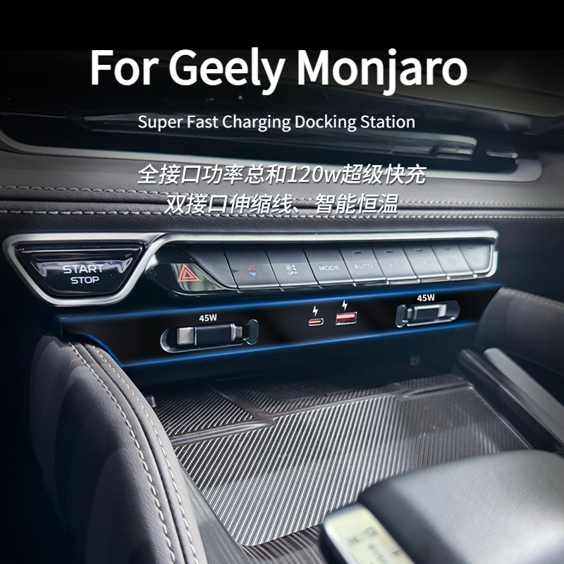 Geely Monjaro 2021-2025: oplaa - Usb Hub Type C recensie en prijs