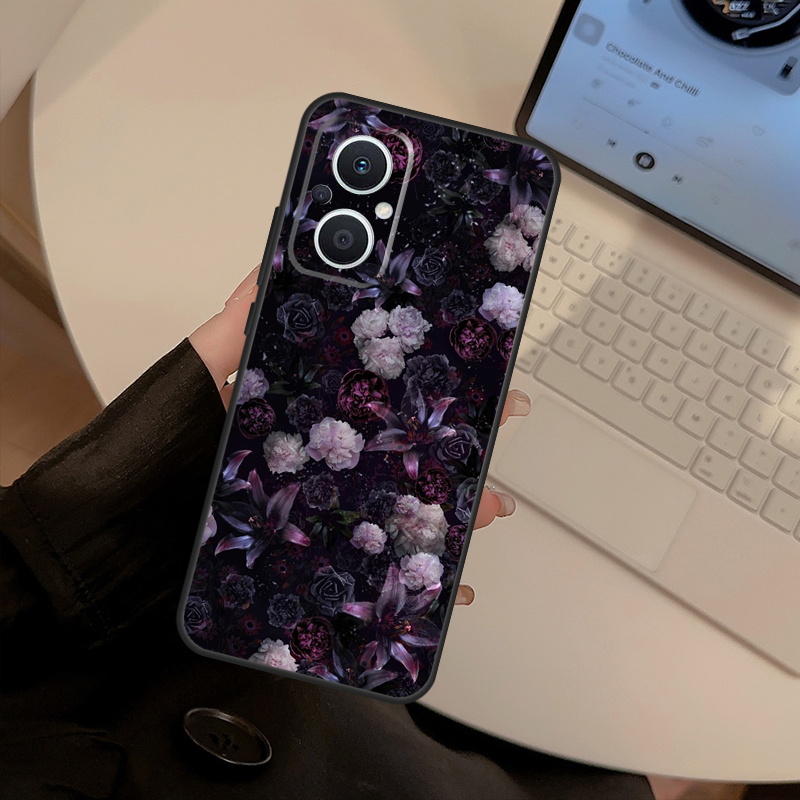 Midnight Floral hoesje voor OP - Oppo Reno 12 recensie en prijs