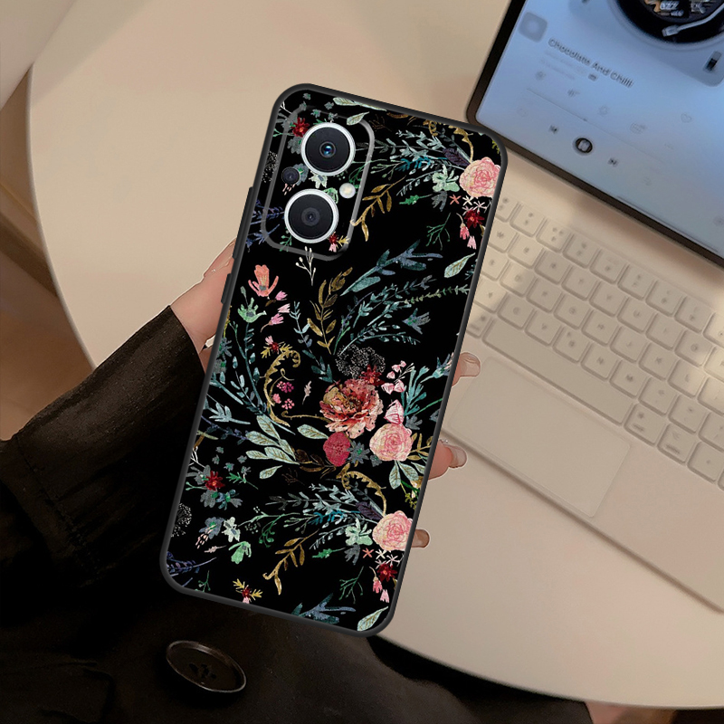 Midnight Floral hoesje voor OP - Oppo Reno 12 recensie en prijs