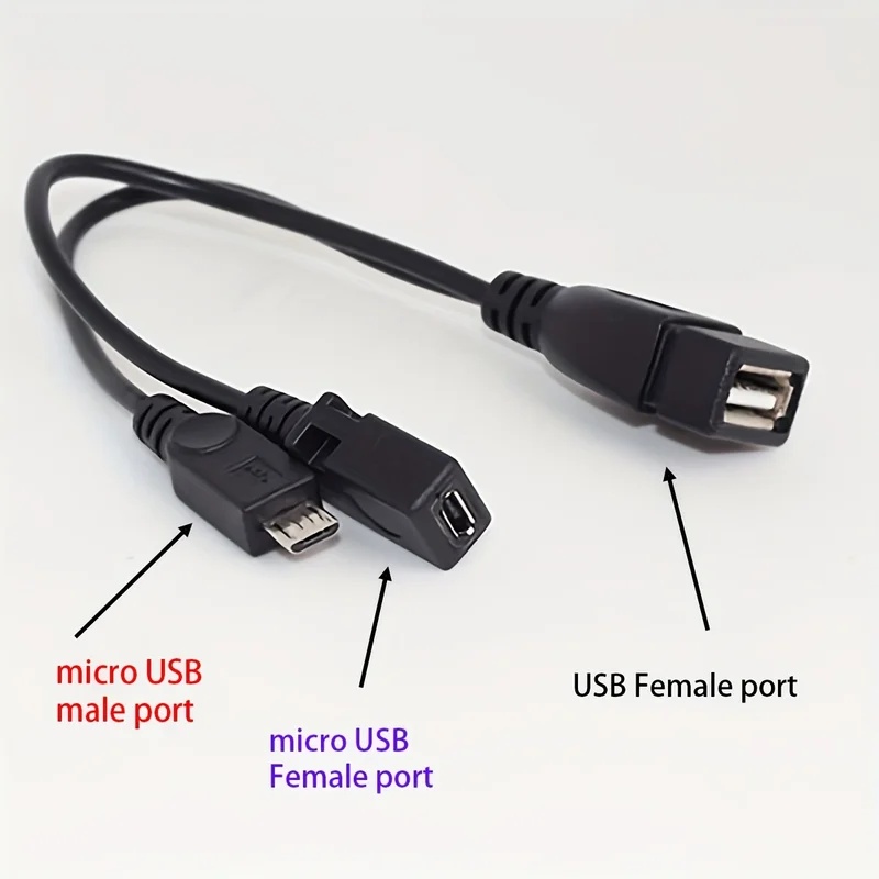 2-in-1 OTG USB naar Micro USB- - Tablet Tech Accessories recensie en prijs