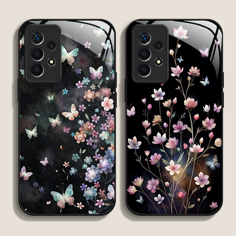 Vintage Floral Art Vlinder Blo - Samsung Galaxy A55 recensie en prijs