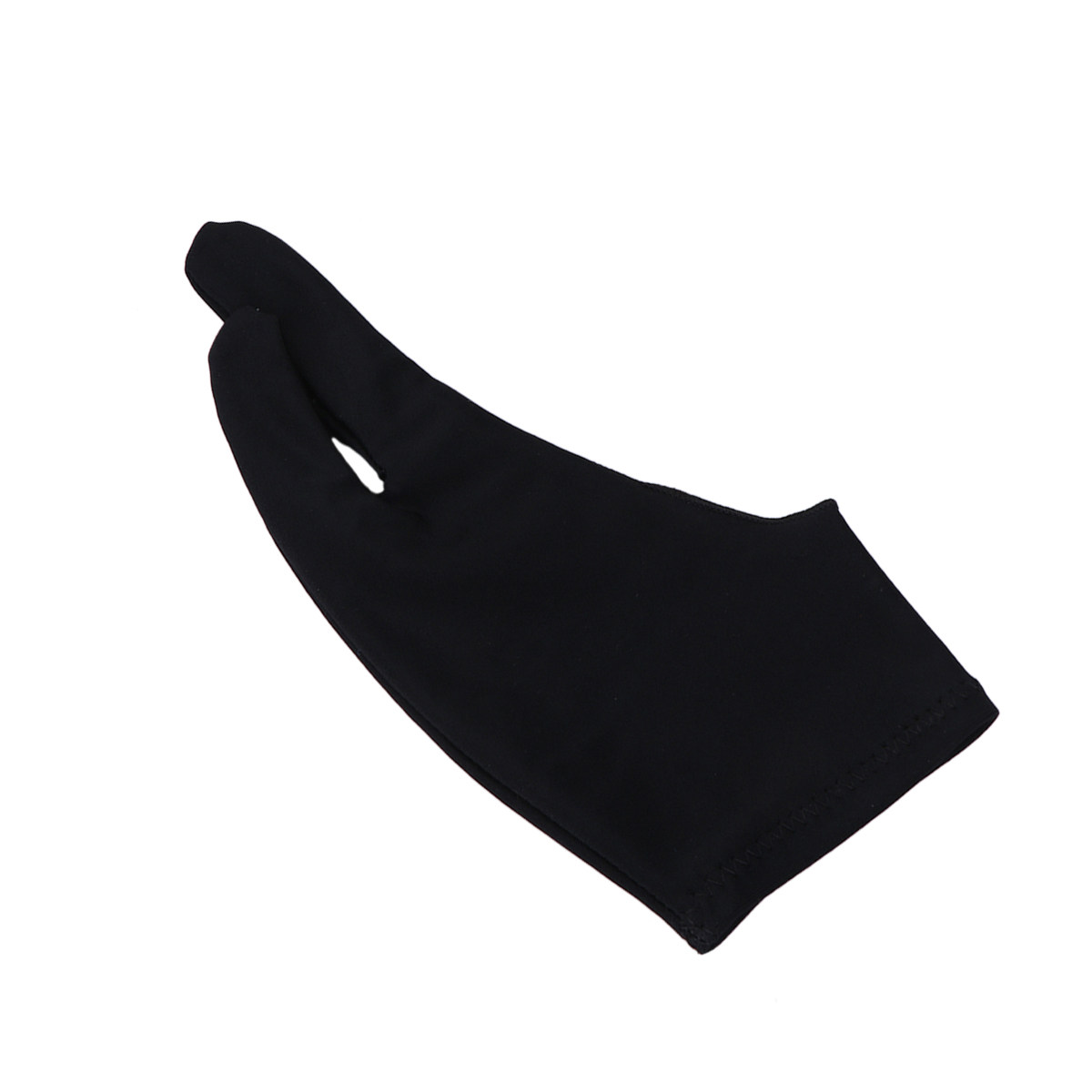 Twee vingers beschermd: zwarte - Drawing Glove Artist recensie en prijs
