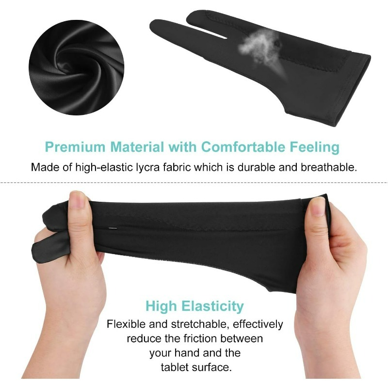 Anti-touch tekenhandschoenen v - Drawing Glove Artist recensie en prijs
