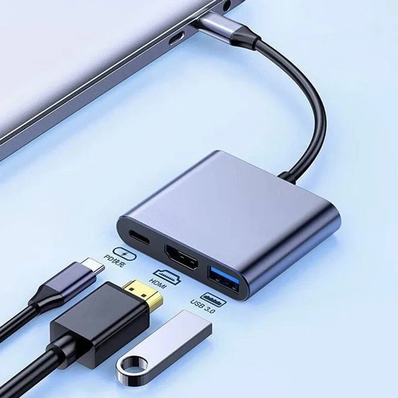 USB C HUB 3in1 Type C 3.0 naar - Usb Hub Type C recensie en prijs
