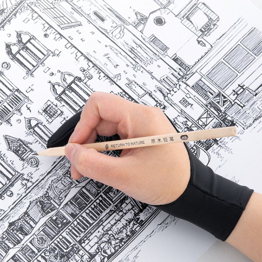 1 stks Eenvoudige 1/2 Vingers  - Drawing Glove Artist recensie en prijs