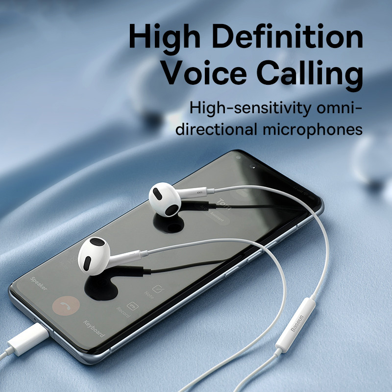 Baseus C17 Type-C Koptelefoon  - Wired Earphone Lightning recensie en prijs